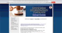 Desktop Screenshot of komornikdudek.pl